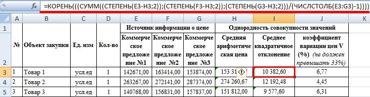 Формула нмцк по 44 фз пример образец excel